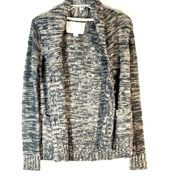 Elements Skateboards Brown Vintage Sweater Size Small Petite Cardigan jacket - Picture 3 of 8